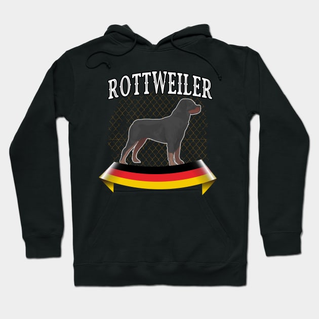 Rottweiler breed dog Hoodie by Foxxy Merch